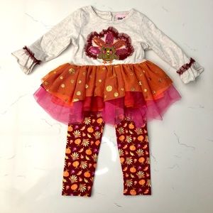 Little Lass Baby Girl Thanksgiving Outfit